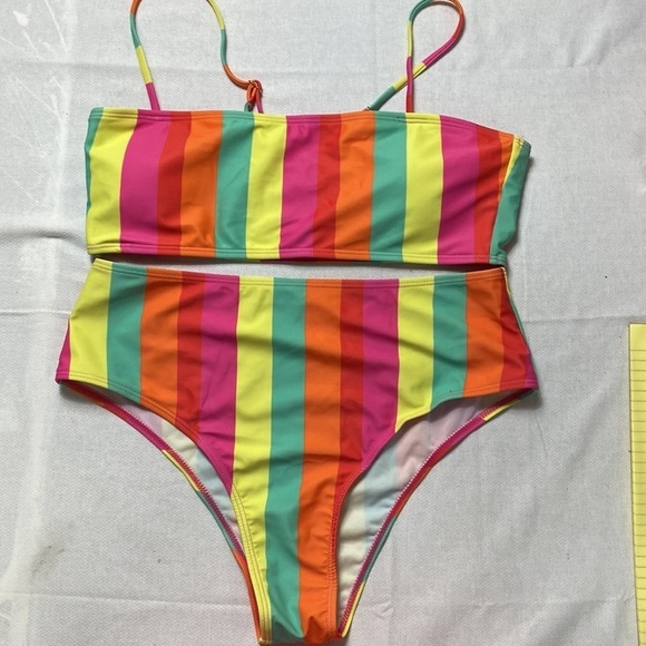 Shein Two Piece Bathing Suit size Large (BB) - Picture 3 of 6